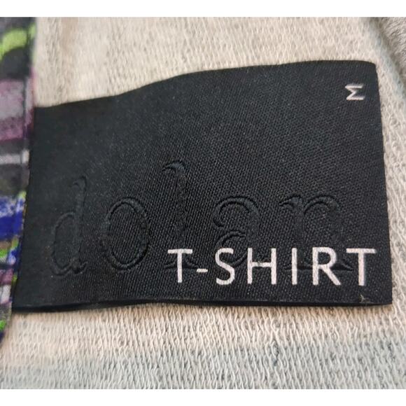 Dolan Anthropologie Womens M Boho Gray 3/4 Sleeve Sweater Cream Crocheted Top - Picture 3 of 12